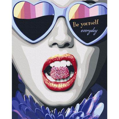 Malen nach Zahlen - Be Yourself Everyday