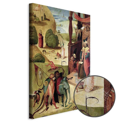 Leinwandbild - Hieronymus Bosch – St James and the Magician