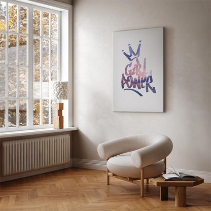 Leinwandbild - Girl Power (1 Part) Vertical