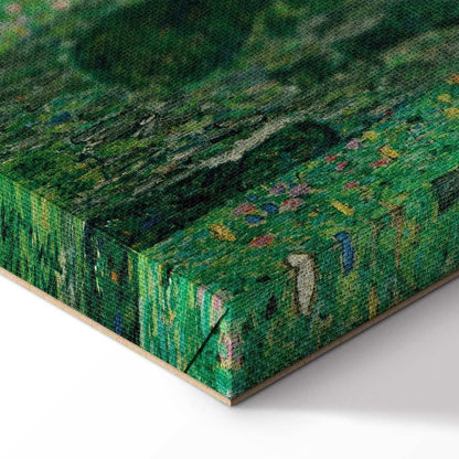 Leinwandbild - Gustav Klimt – Oberösterreichisches Bauernhaus