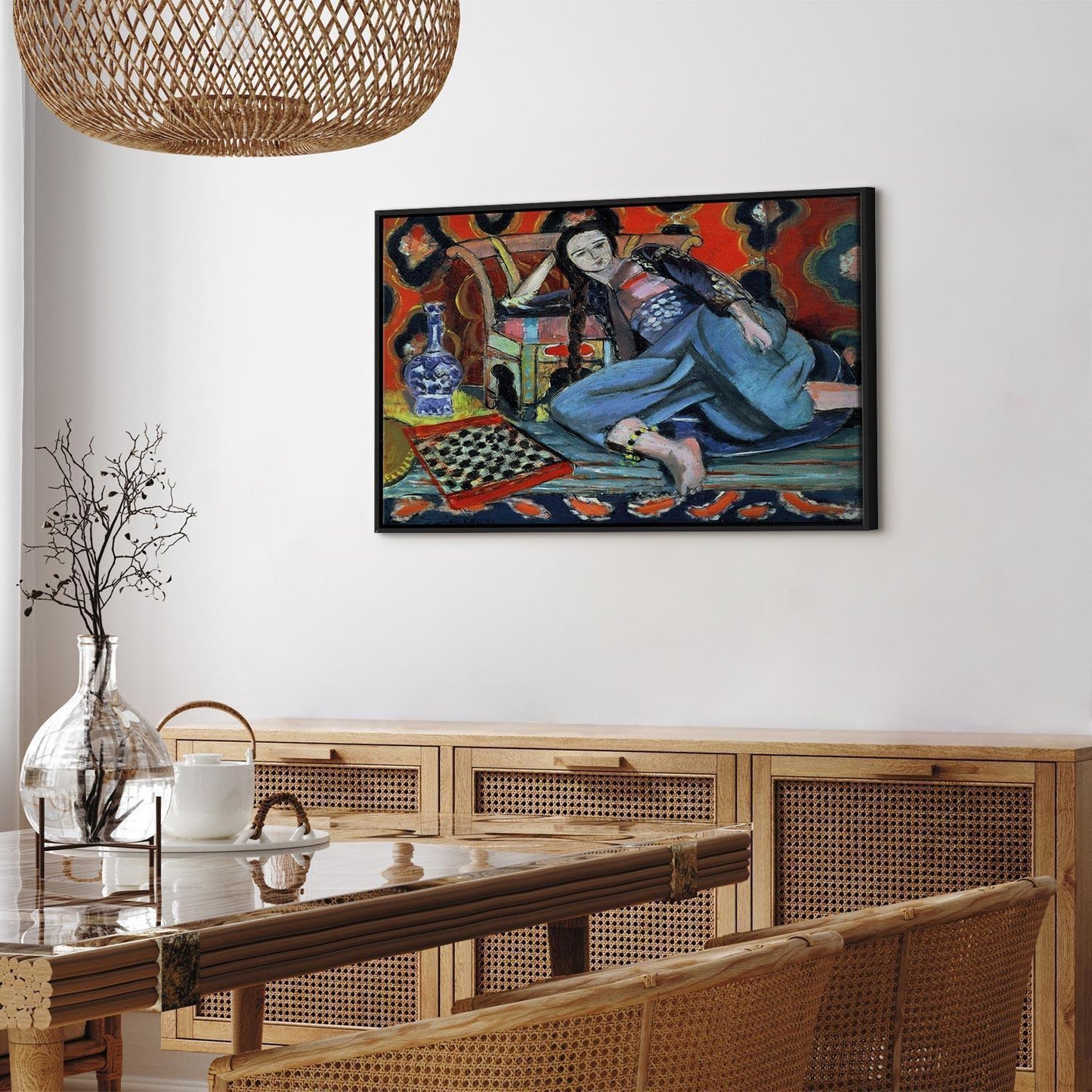 Leinwandbild - Henri Matisse – Odalisque with Turkish Chair