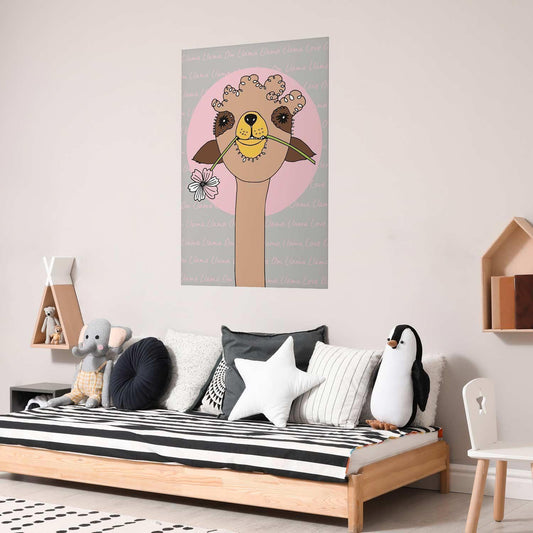 Poster - Cheerful Llama Artgeist