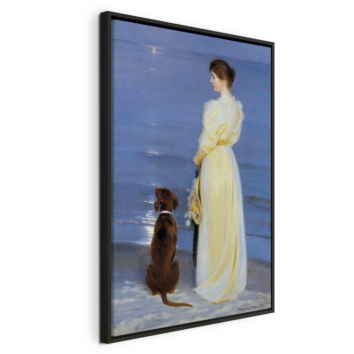 Leinwandbild - Summer Evening in Skagen Artgeist