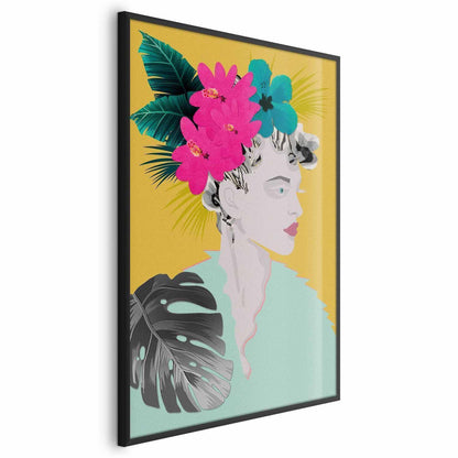 Poster - Flowers in the Hair Artgeist