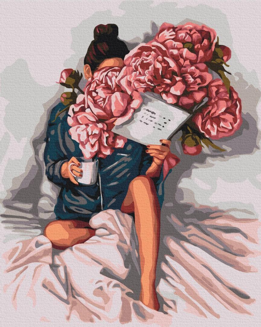 Malen nach Zahlen - Peony stories