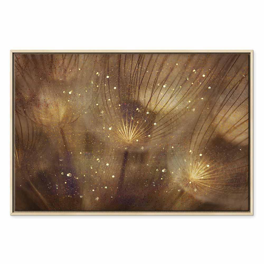 Leinwandbild - Golden Dandelions (1 Part) Wide