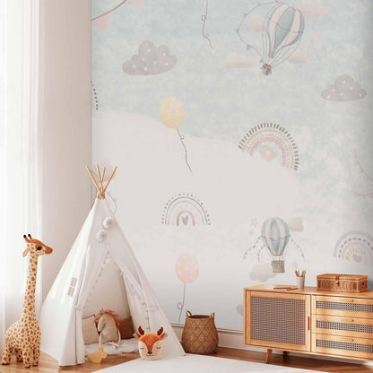 Fototapete - Adventure Among the Clouds