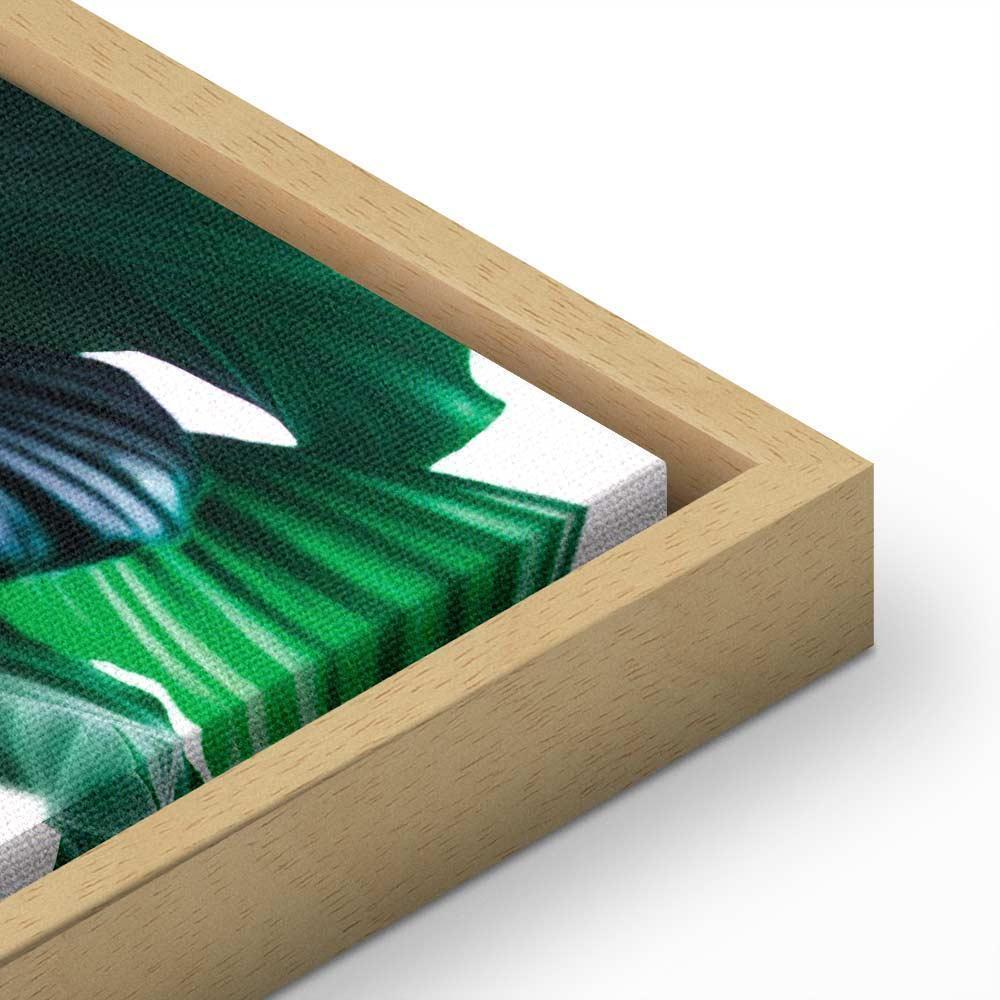 Leinwandbild - Springy Leaves (1 Part) Vertical