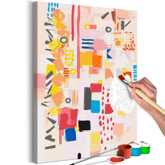 Kunstset – Busy Day (Malen nach Zahlen)