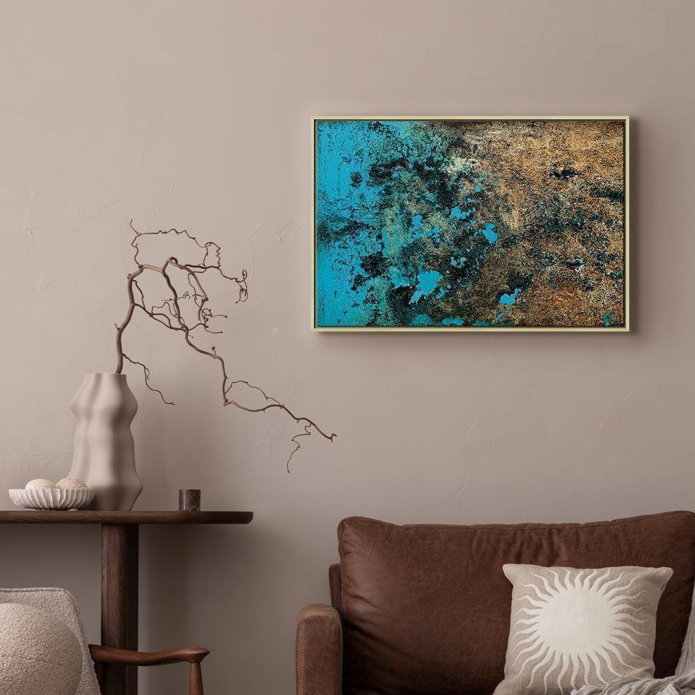 Leinwandbild - Azure Archipelago (1 Part) Wide