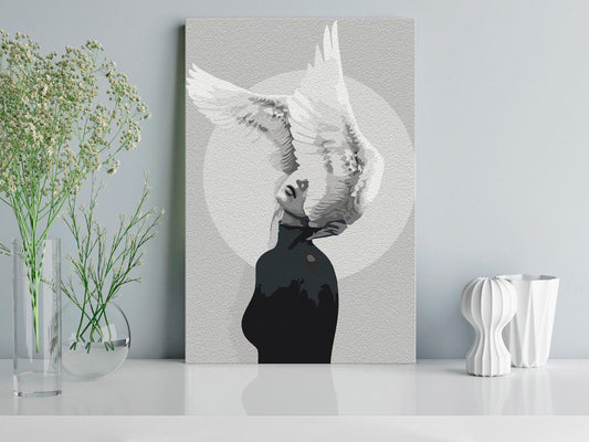 Malen nach Zahlen - Woman With Wings