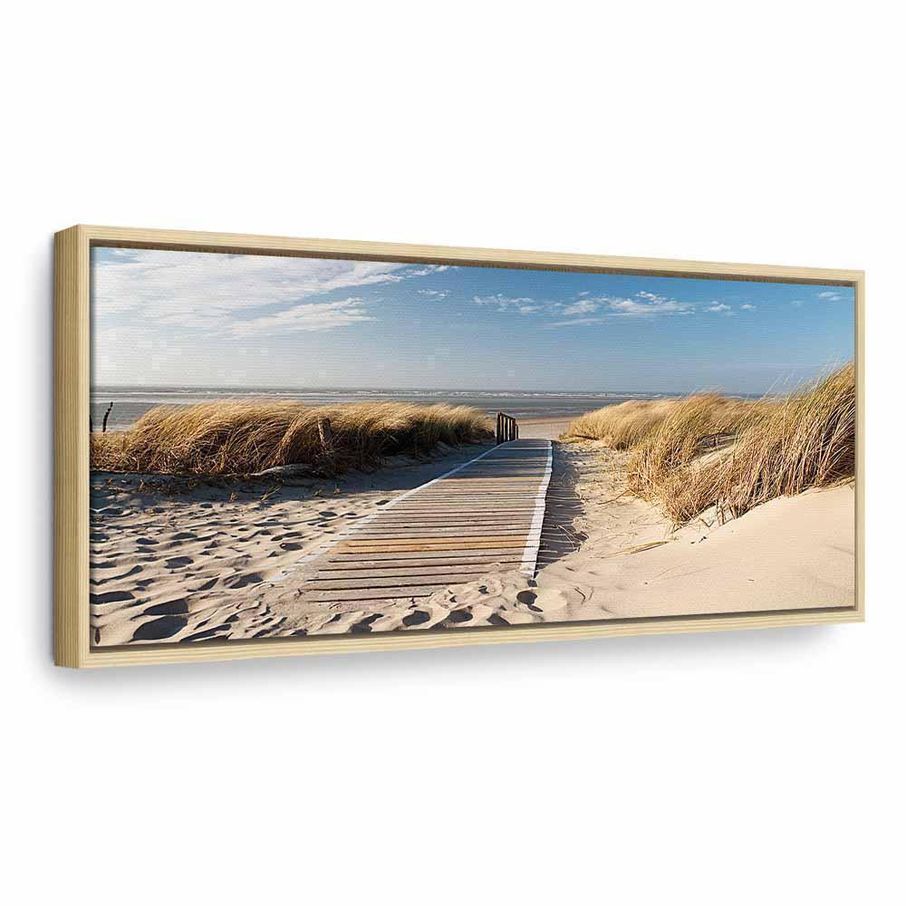 Leinwandbild - Wild Beach