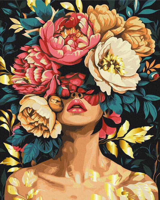 Malen nach Zahlen - Magic of petals