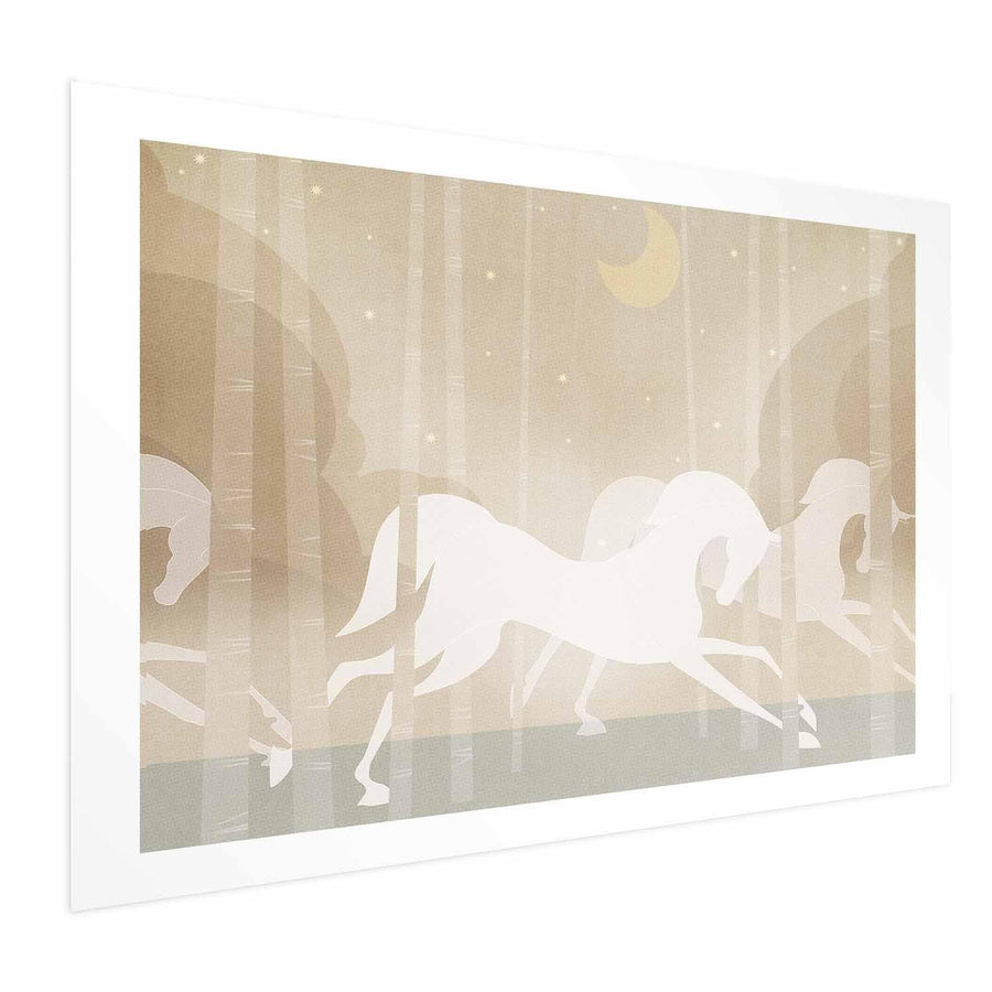 Poster - Galloping Horses Artgeist