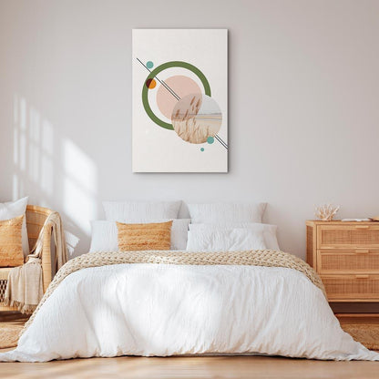 Leinwandbild - Geometric Landscape (1 Part) Vertical