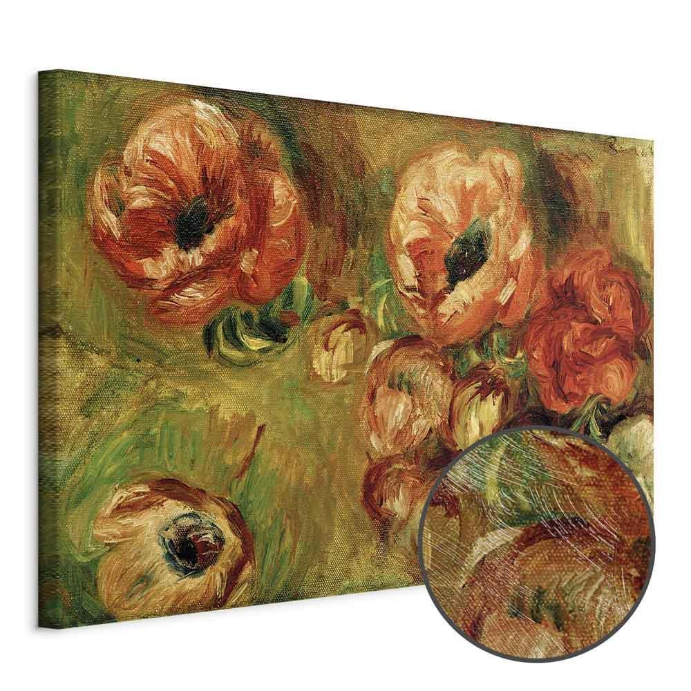 Leinwandbild - Pierre-Auguste Renoir – Les Anémones