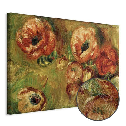 Leinwandbild - Pierre-Auguste Renoir – Les Anémones