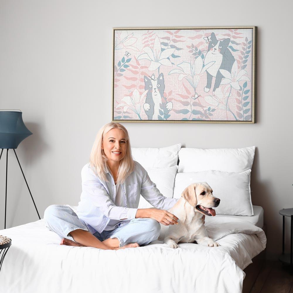 Leinwandbild - Cat Matters (1 Part) Wide - Secondt Variant