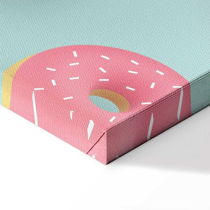 Leinwandbild - Pastel Donuts (1 Part) Vertical