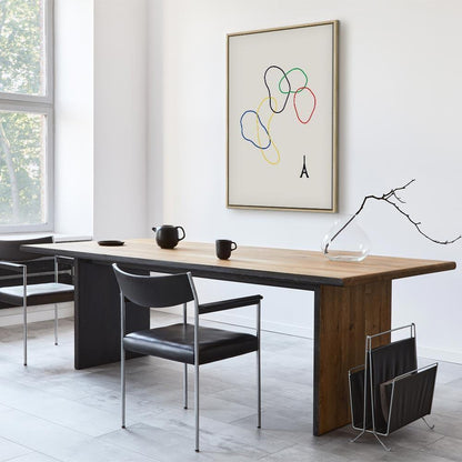 Leinwandbild - Colorful Rings - Digital Graphics - Minimalism