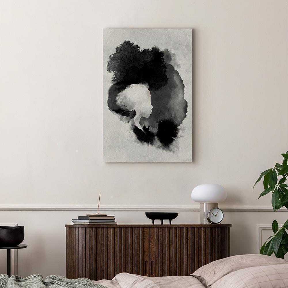 Leinwandbild - Painted By Light (1 Part) Vertical