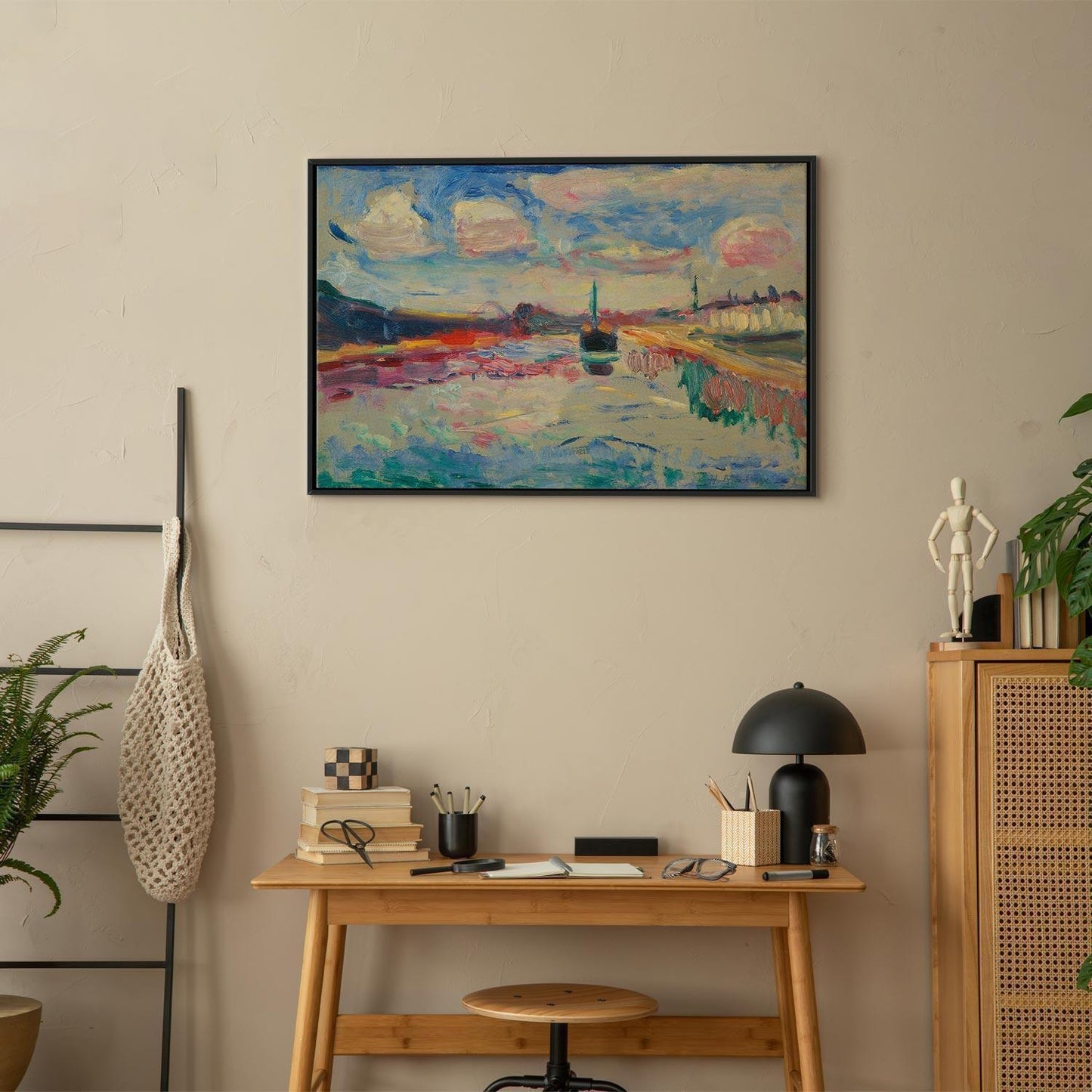 Leinwandbild - Henri Matisse – Canal du Midi