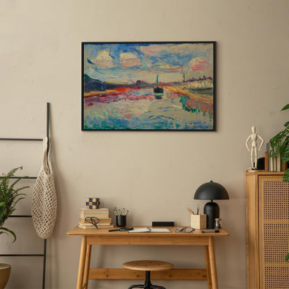 Leinwandbild - Henri Matisse – Canal du Midi