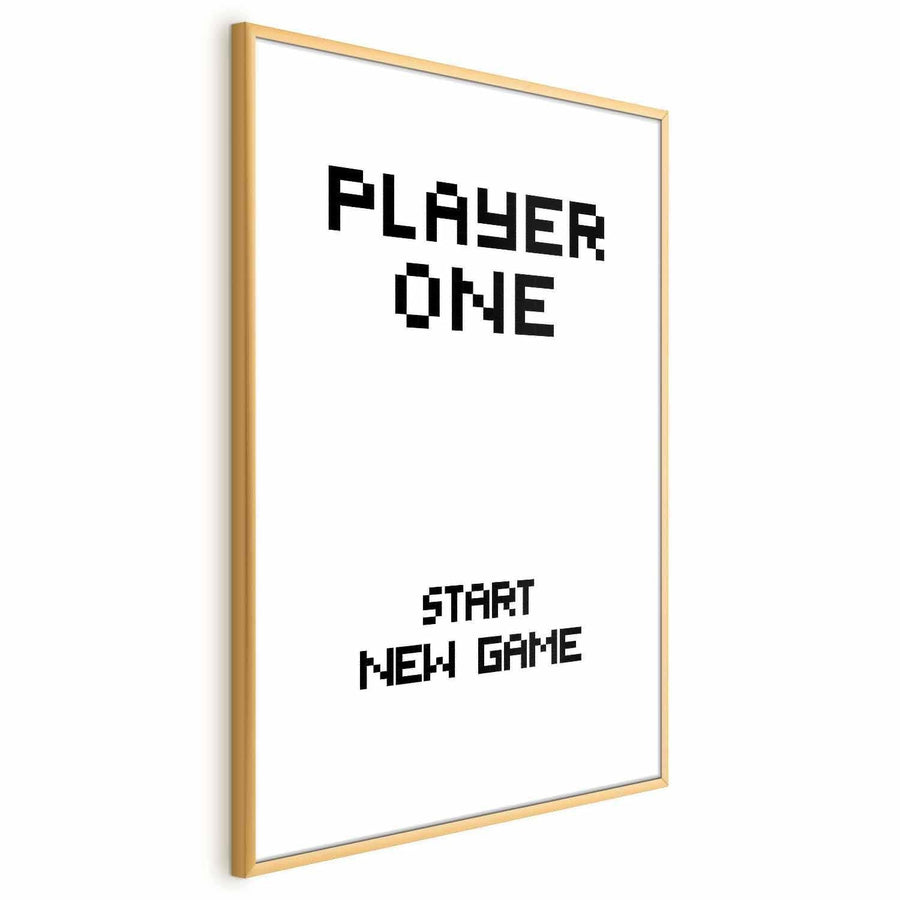 Poster - Start New Game Artgeist