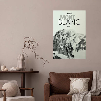 Poster - Mont Blanc Artgeist