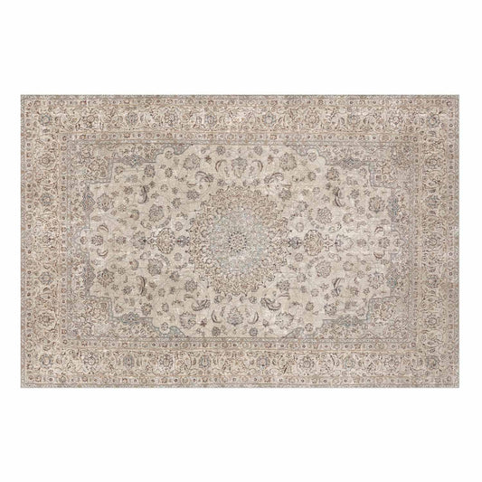 Poster - Sand Carpet - Worn Persian Rug with Rich Ornamental Motifs