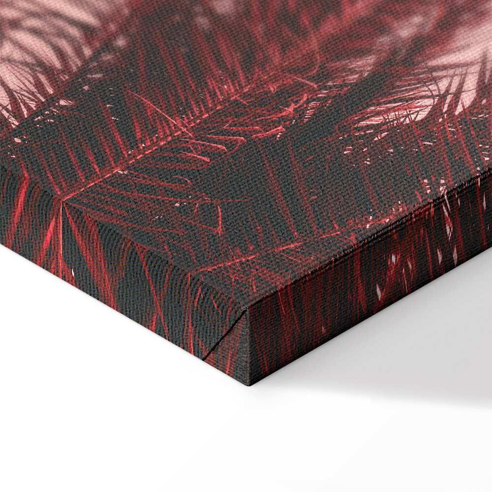 Leinwandbild - Palm Trees at Sunset (1 Part) Vertical