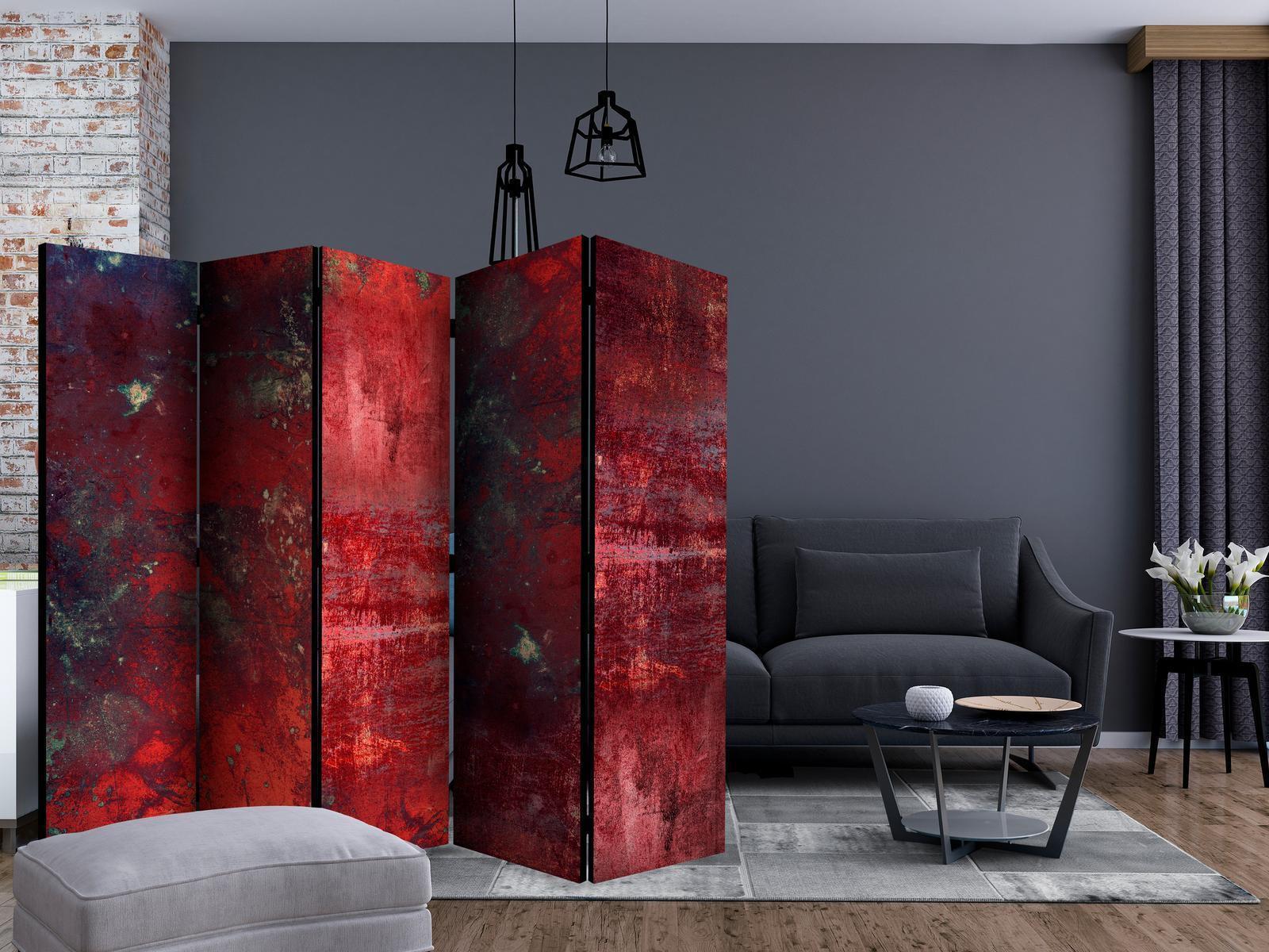 Paravent - Red Concrete II Artgeist
