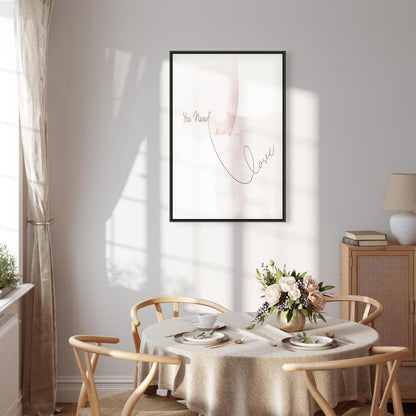 Leinwandbild - You Need Love (1 Part) Vertical