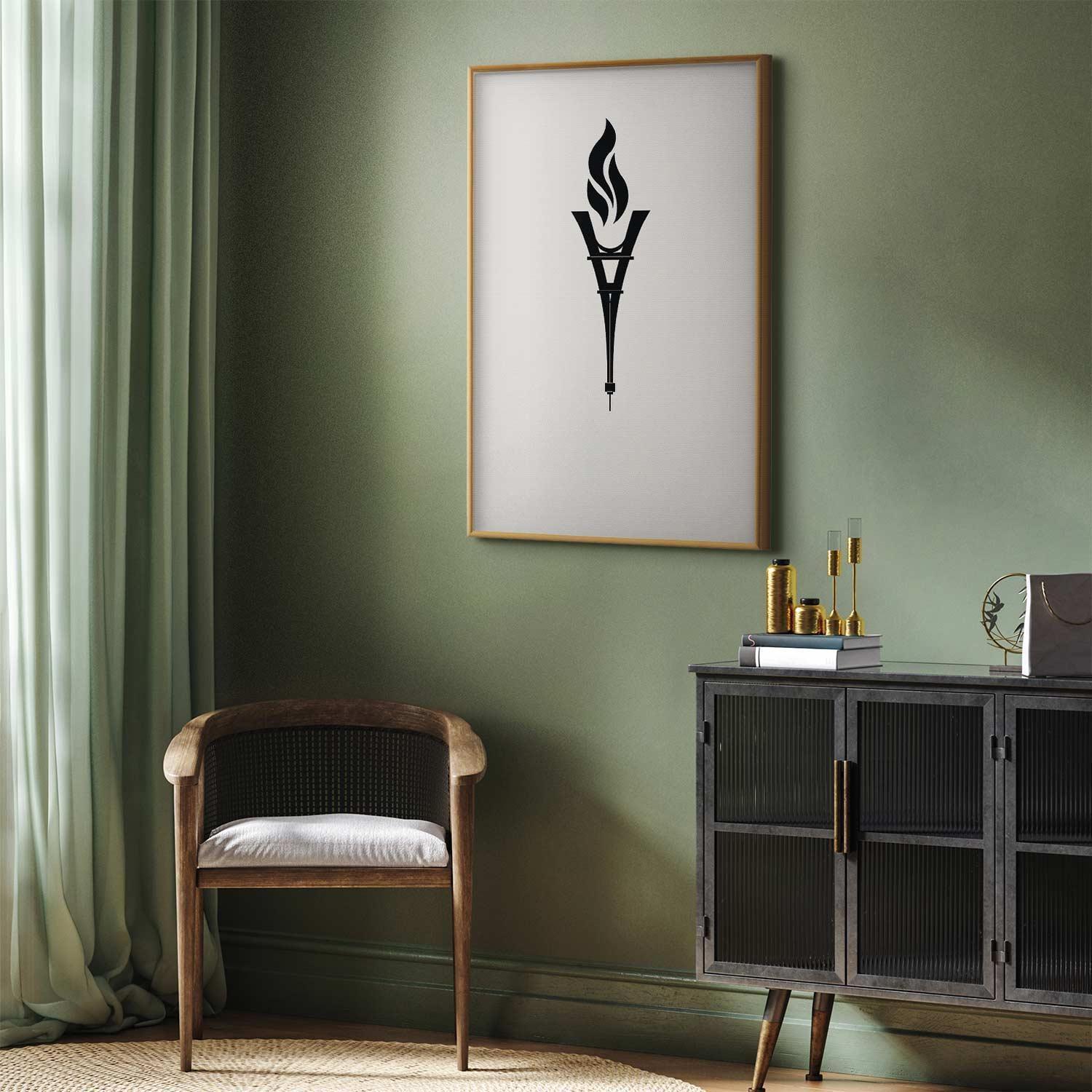 Poster - Torch Shaped Like the Eiffel Tower Artgeist