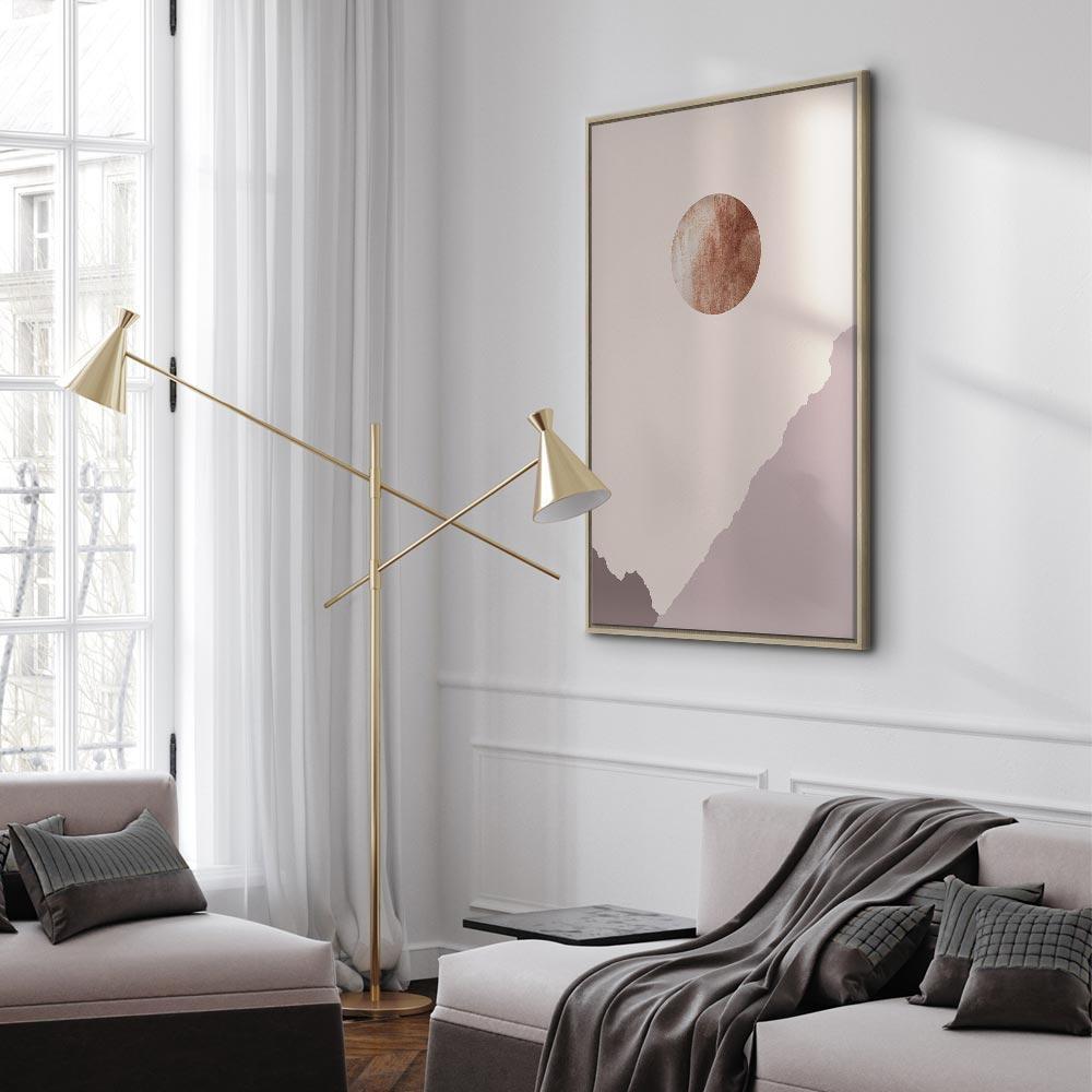 Leinwandbild - Mountain Planet (1 Part) Vertical