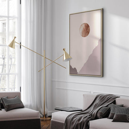 Leinwandbild - Mountain Planet (1 Part) Vertical