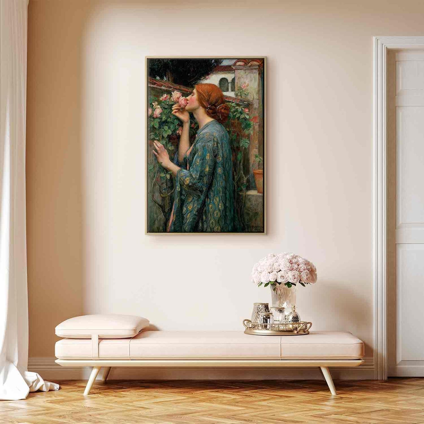 Leinwandbild - John William Waterhouse – The Soul of the Rose