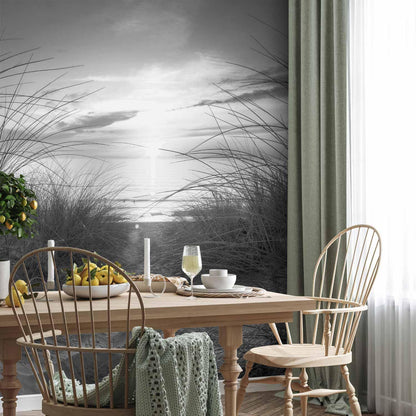 Fototapete - beach (black and white)