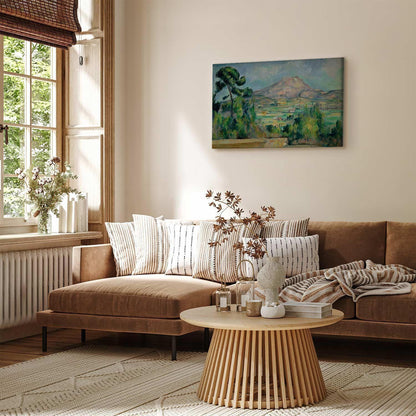 Leinwandbild - Paul Cézanne – Mount Saint Victoria