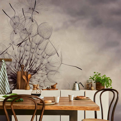 Fototapete „Sanfter Wind“ – Eleganz und Leichtigkeit für Ihr Zuhause