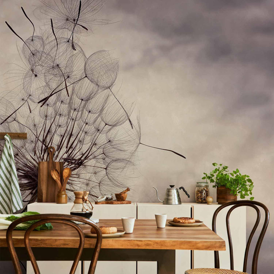 Fototapete „Sanfter Wind“ – Eleganz und Leichtigkeit für Ihr Zuhause