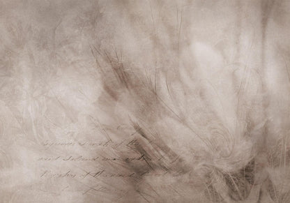 Scandi-Boho-Fototapete kombiniert mit heller Einrichtung – ruhige Atmosphäre und Leichtigkeit

