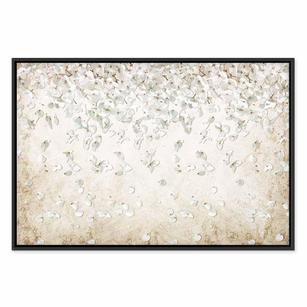Leinwandbild - Falling Flowers (1 Part) Wide