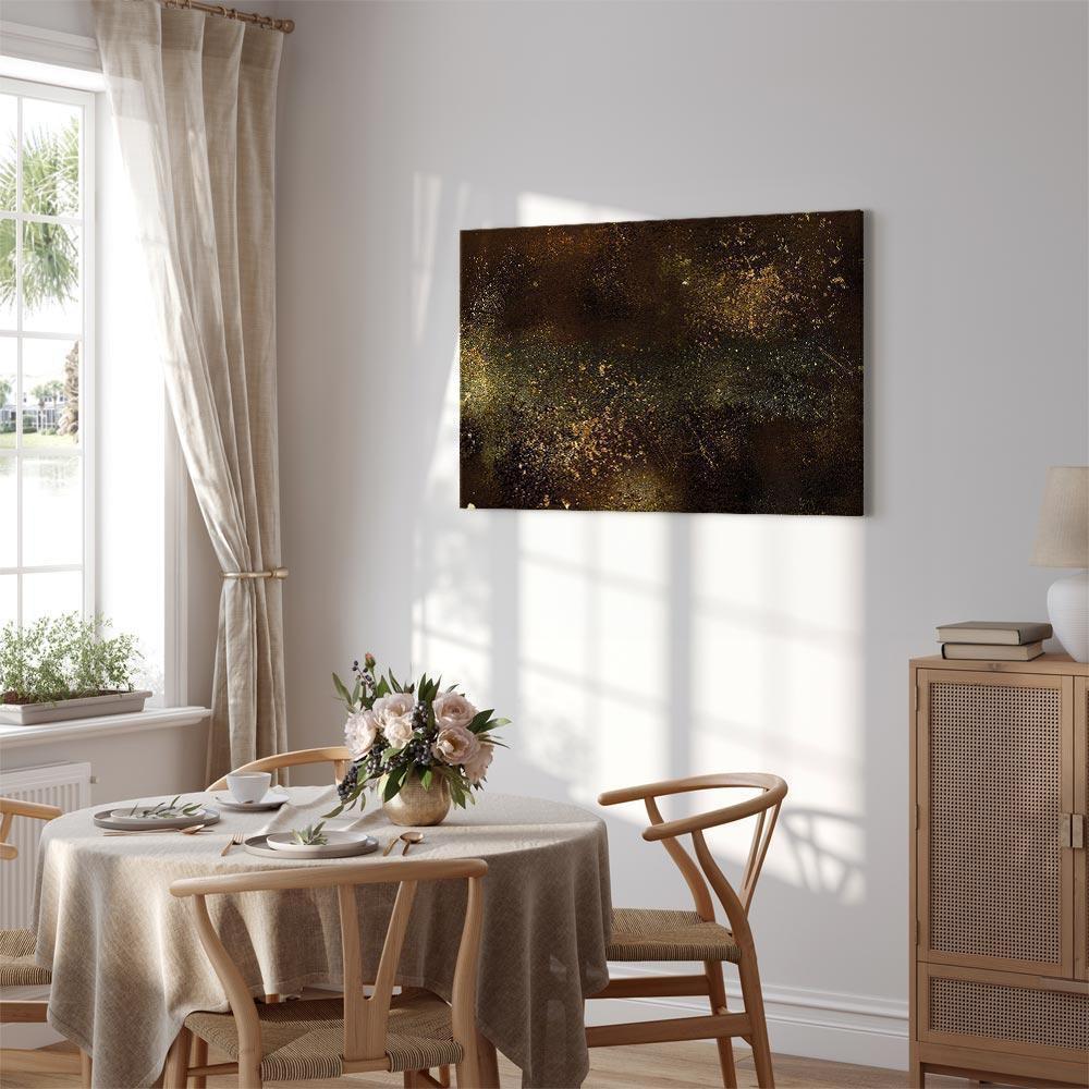 Leinwandbild - Golden Constellation (1 Part) Wide