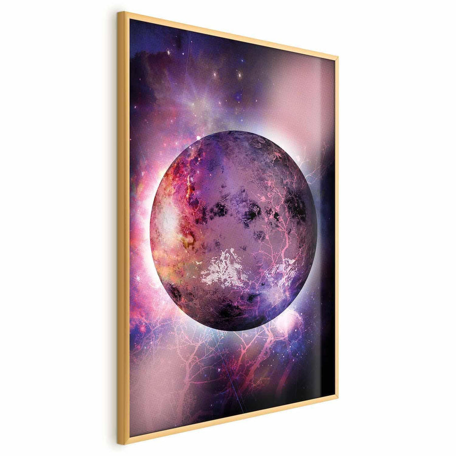 Poster Unbekannter Planet – Fantasie trifft Kosmos
