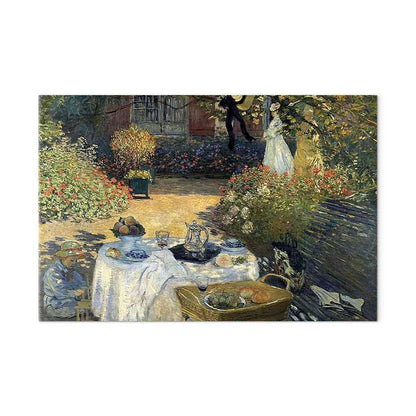 Leinwandbild - Claude Monet – The Luncheon (Argenteuil)