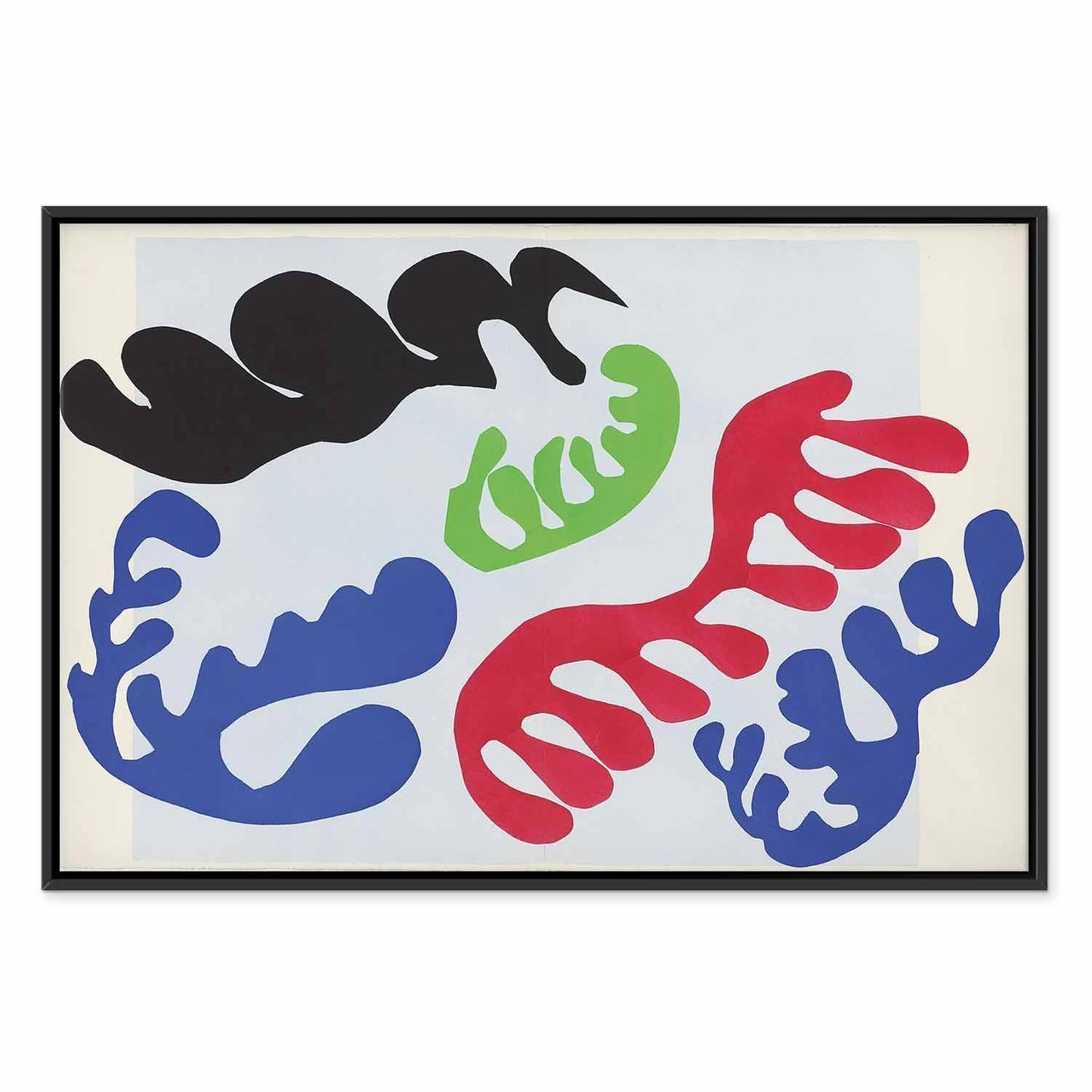 Leinwandbild - Henri Matisse – Lagoon III (from Jazz)