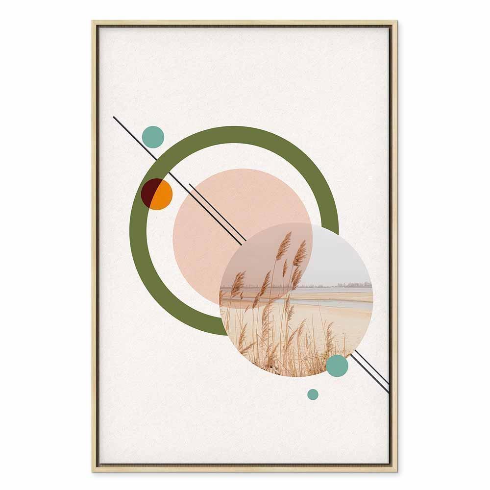 Leinwandbild - Geometric Landscape (1 Part) Vertical