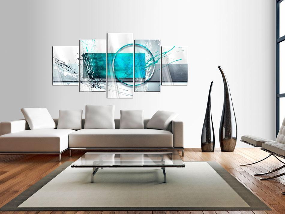 Acrylglasbild - Turquoise Expression