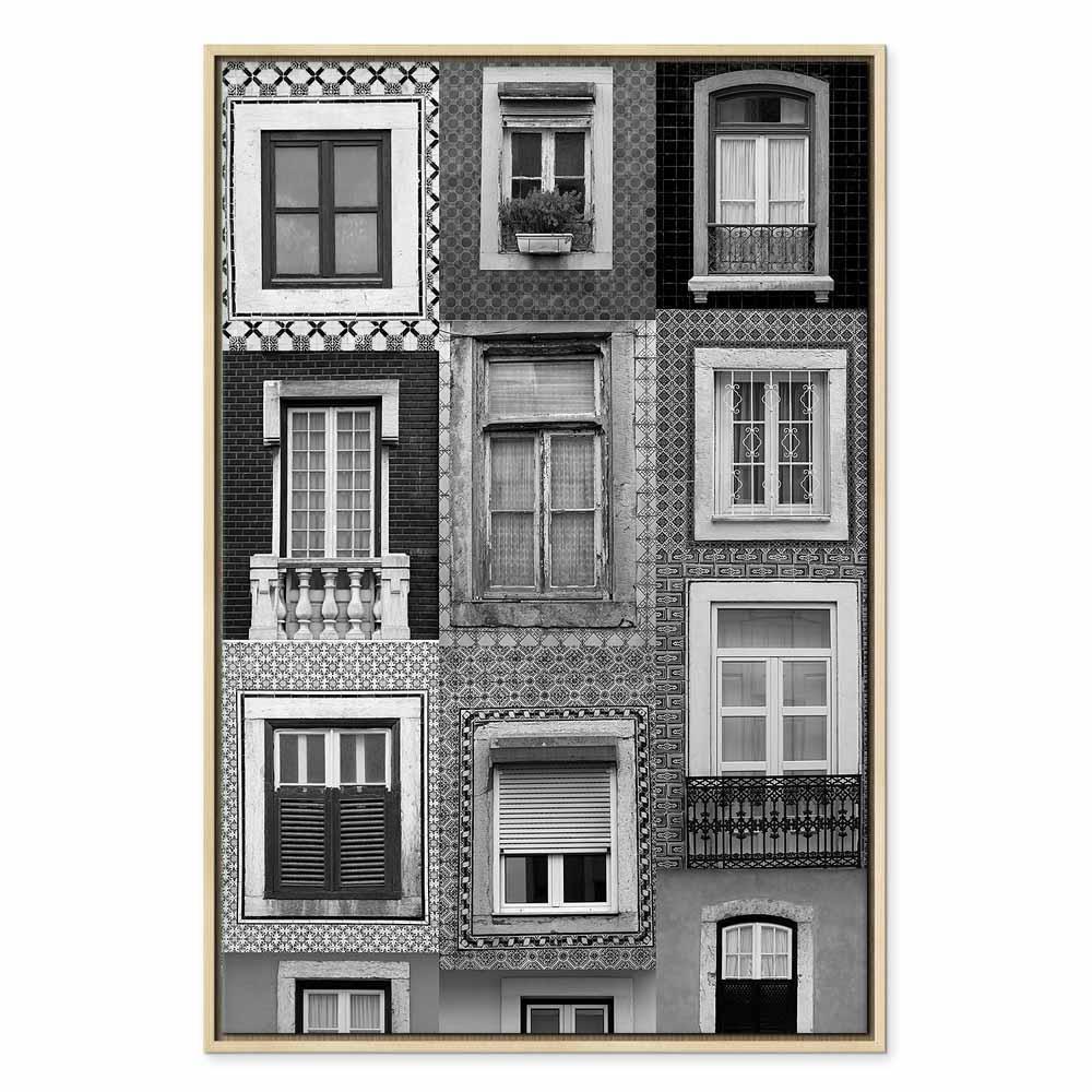 Leinwandbild - Patterned Windows (1 Part) Vertical